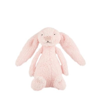 Babies pink bunny rattle